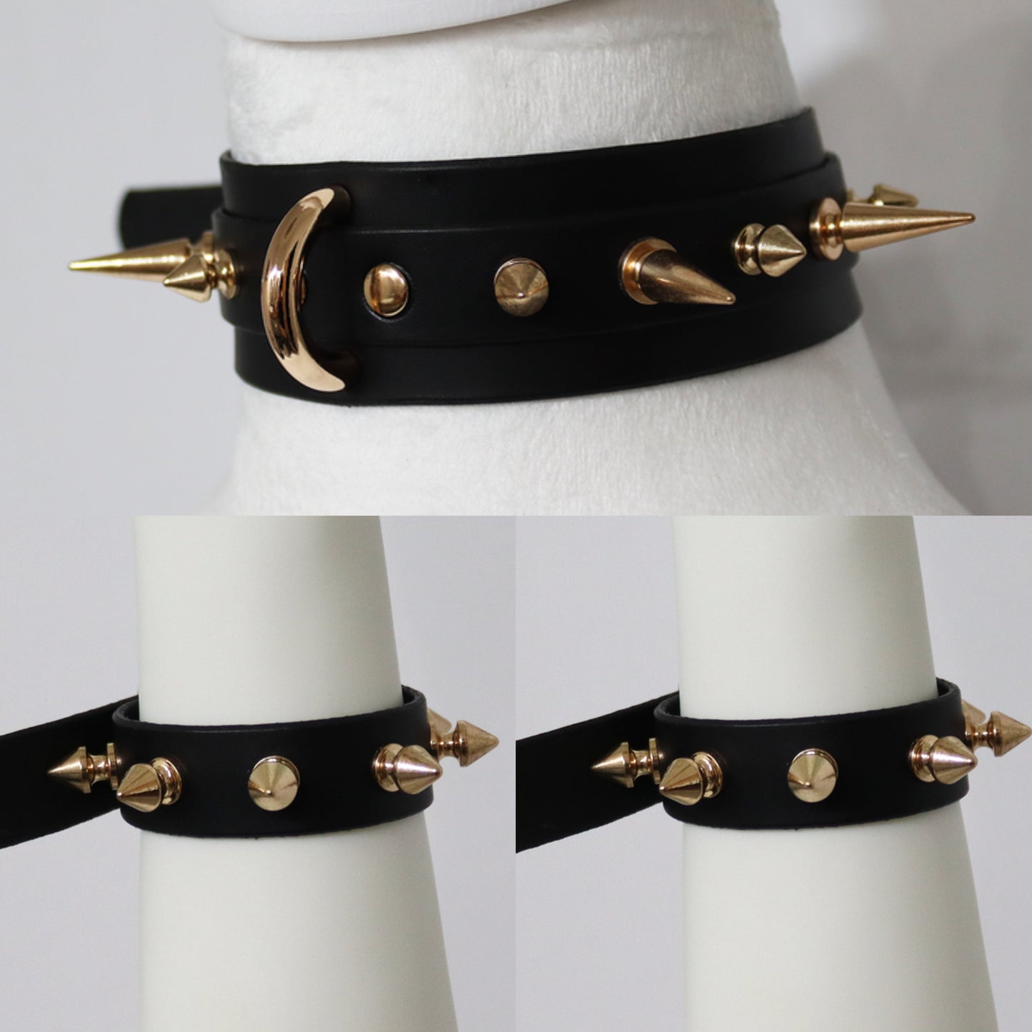 BUNDLE - The Gold Standard Choker and Gold Vesper Cuff