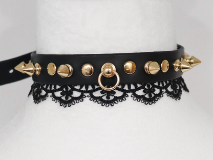 BUNDLE - Gold Lilith Choker and Gold Vesper Cuff